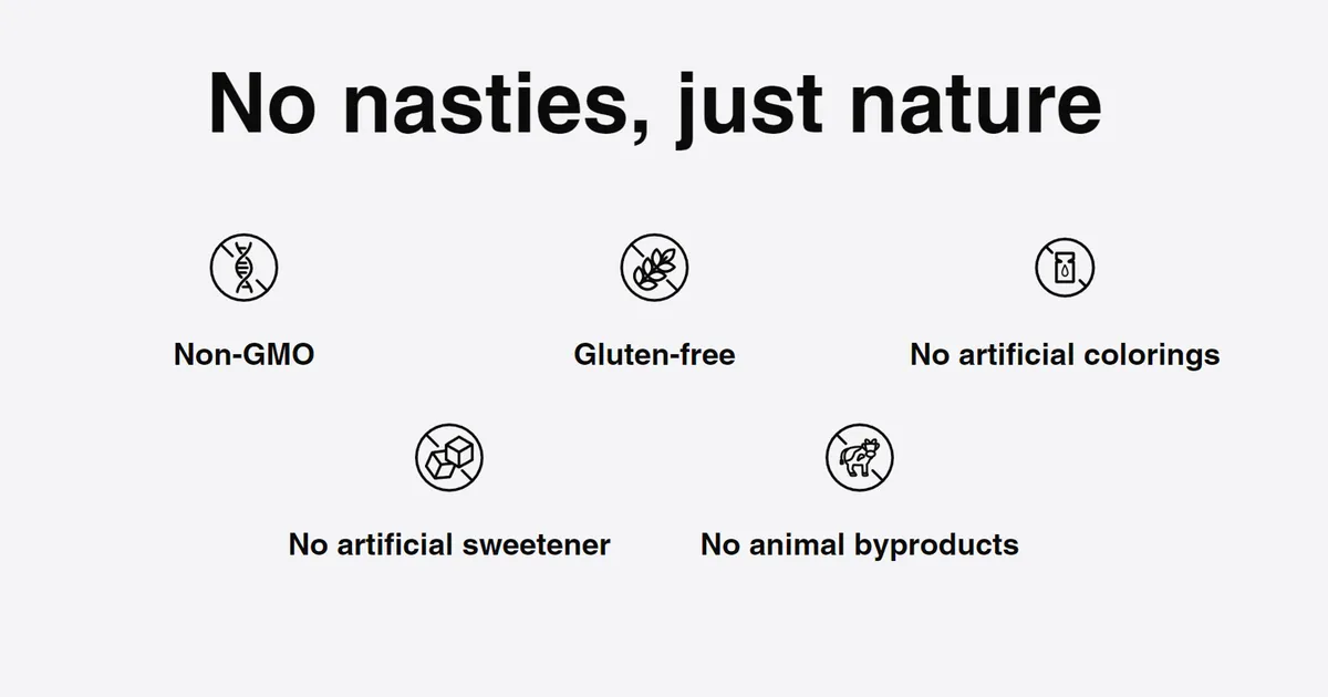 Huel Superfood Blend ingredients