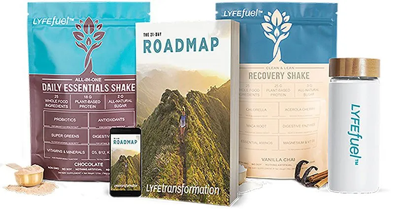 Lifestyle bundle of gluten-free shakes