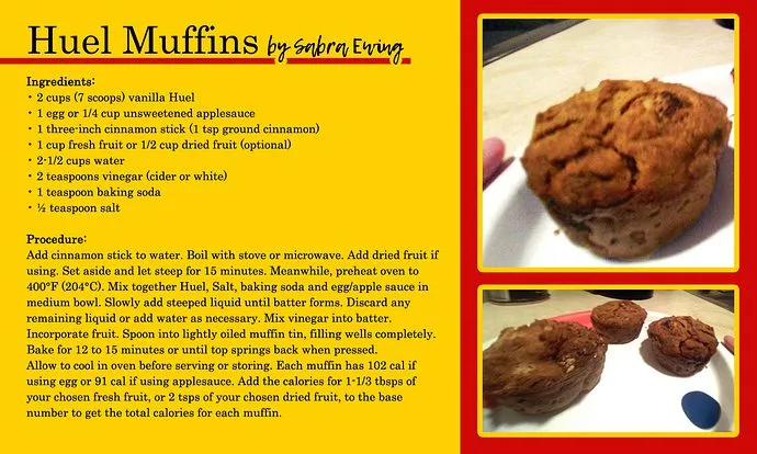 Huel Muffin with Fruit
