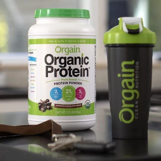 orgain protein powder plant based