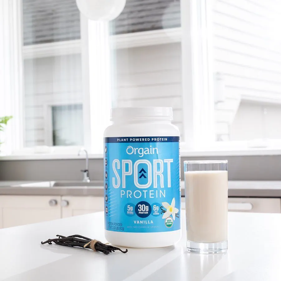 Orgain organic sport protein powder