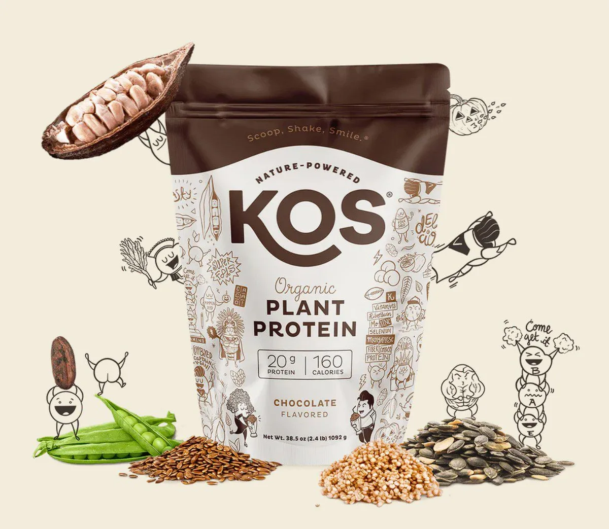 KOS Plant protein chocolate taste review