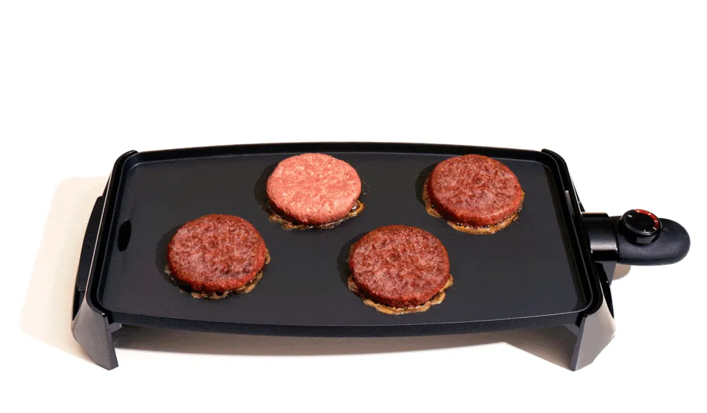 Mana Burger Cooking
