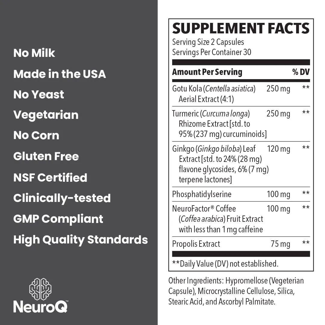 NeuroQ supplement facts