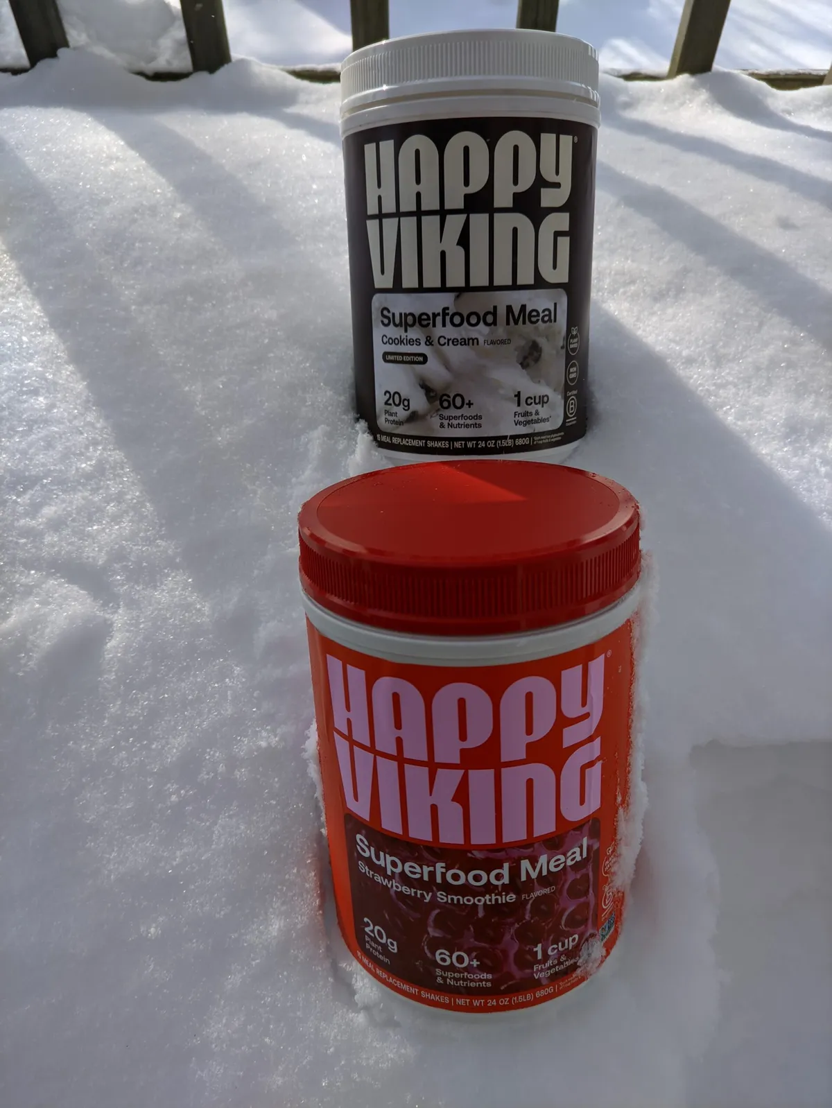 Testing Happy Viking Meal shakes
