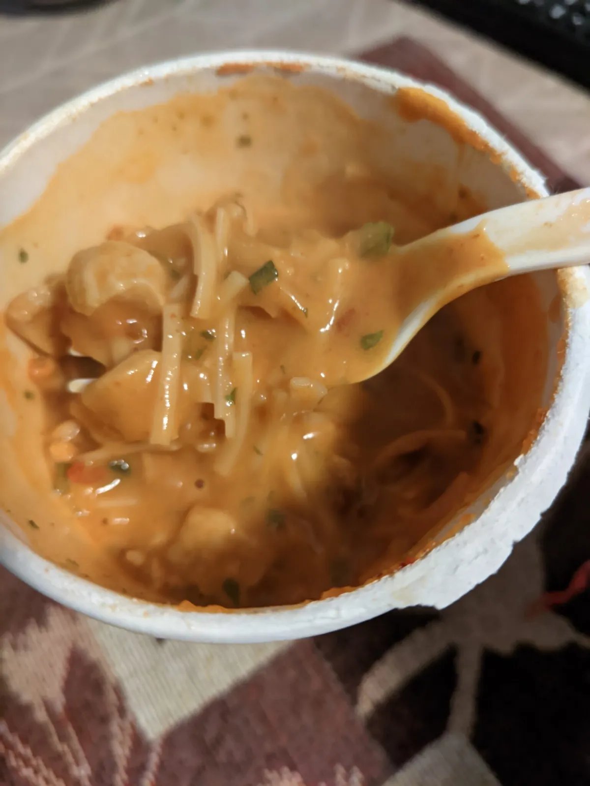 Spicy Gochujang Noodles Huel taste test