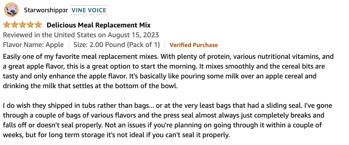 Amazon CTRL drink reviews