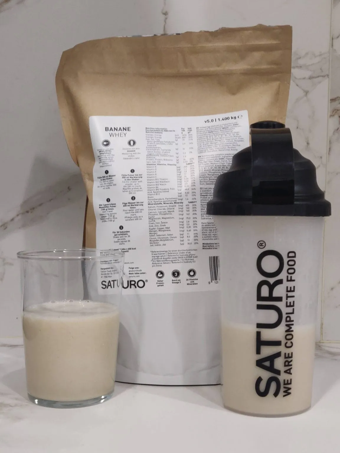 Saturo Whey Banana powder taste review