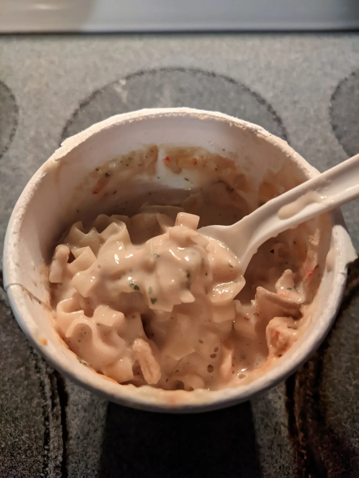 Huel Chick'n Alfredo taste test
