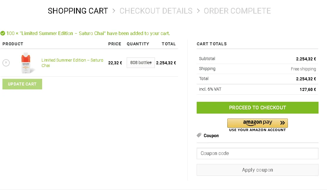 Saturo Checkout