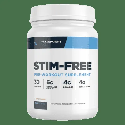 Transparent Labs stim free pre-workout