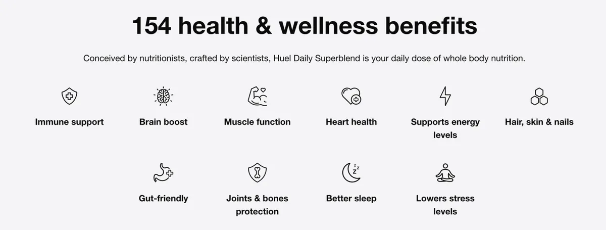Huel Daily Superblend benefits