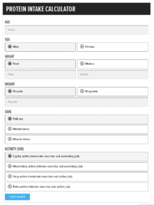 Protein Intake Calculator