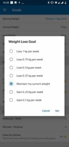 How to lose weight MFP