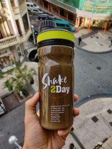 Shake2day in use