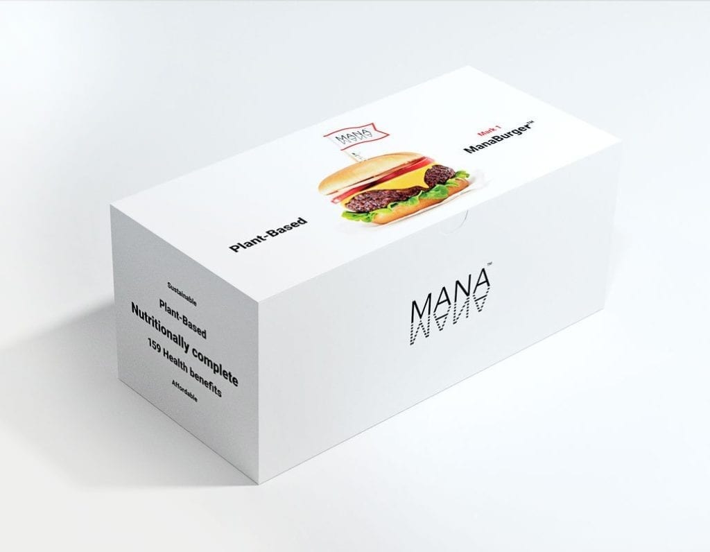 Mana Burger packaging