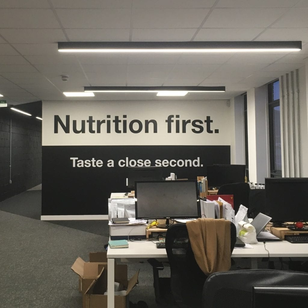 nutrition first taste a close second