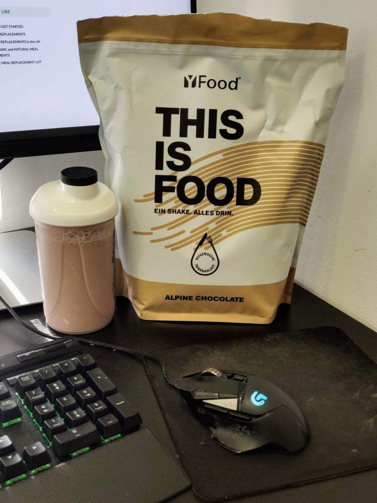 YFood Powder alpine chocolate taste review