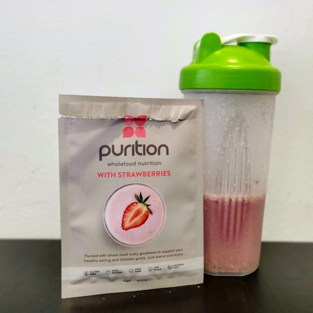 Purition Original with strawberries