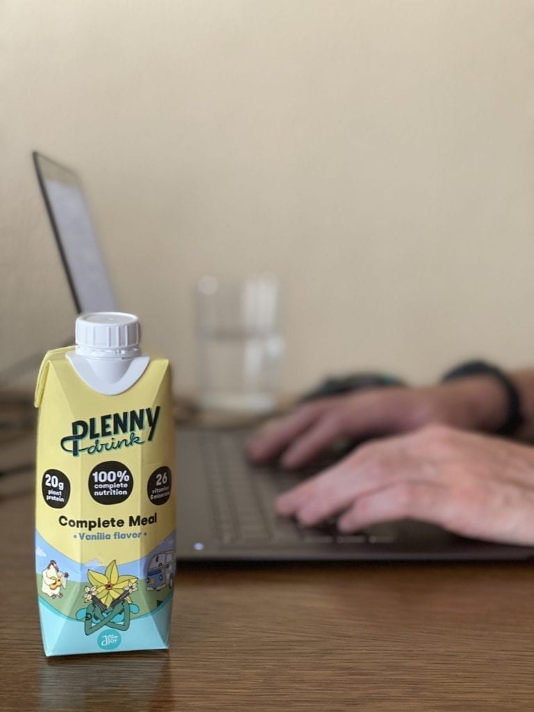Plenny Drink Review at office