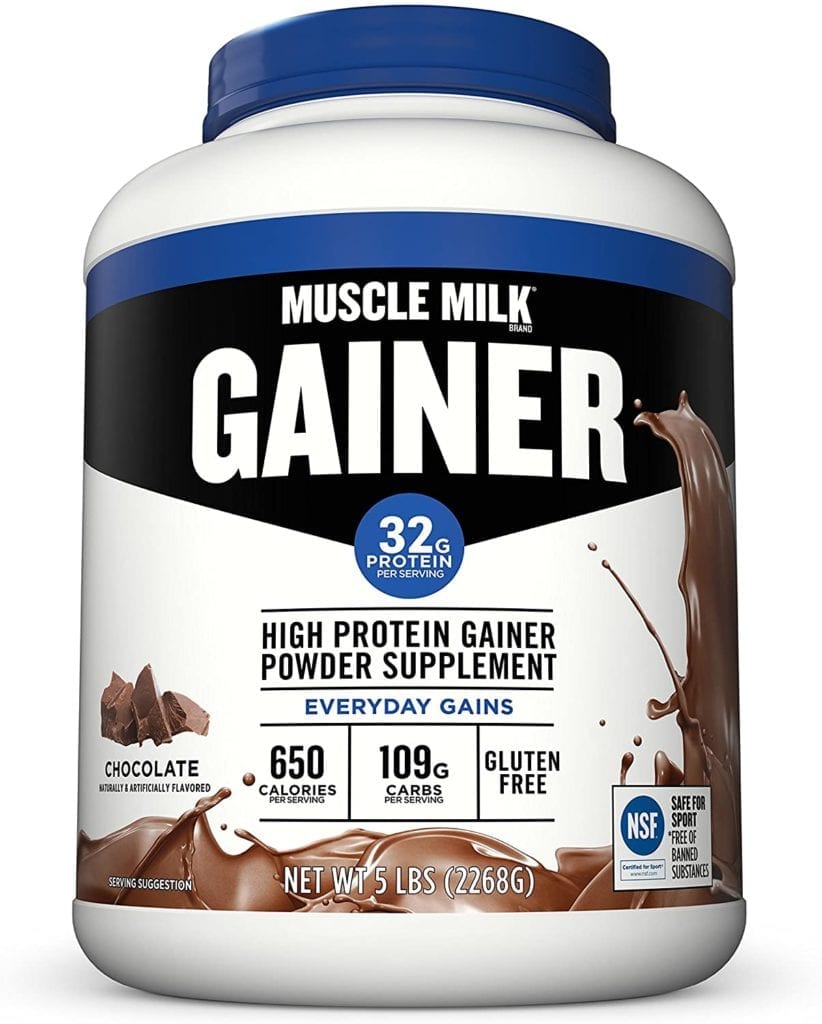 Muscle Milk gainer high calorie