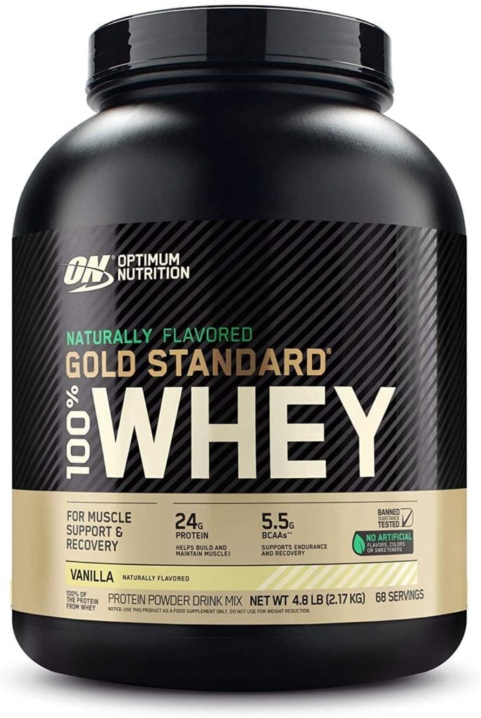 ON Naturally Sweetened Whey protein no artificial sweetener