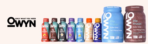 OWYN Low sugar products