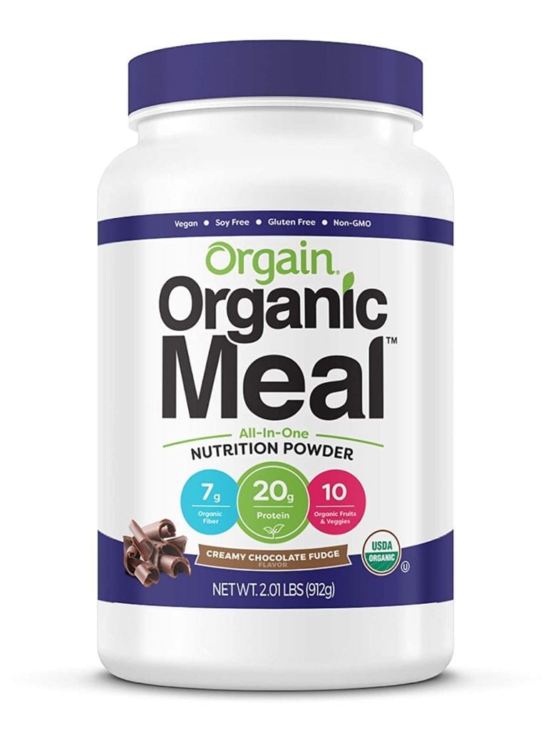 Orgain organic meal replacement breakfast