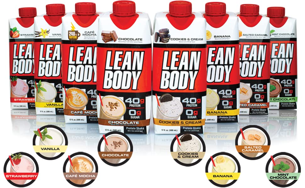 Lean Body RTD All flavours