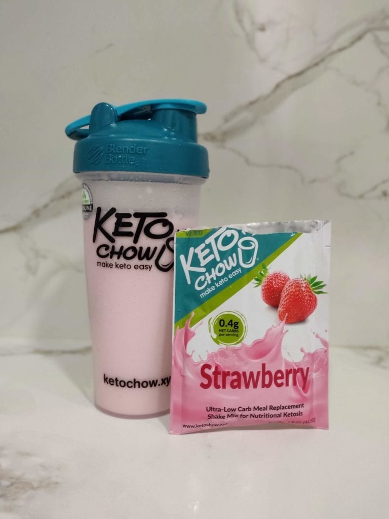 keto chow strawberry shake review taste