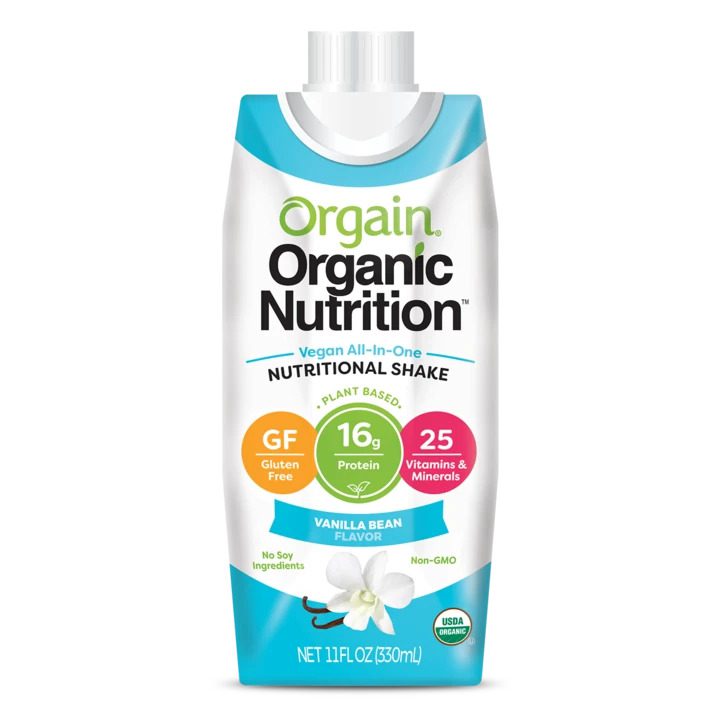 Orgain Dairy free rtd meal replacement