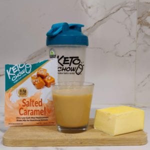 Salted Caramel Ketochow with butter review