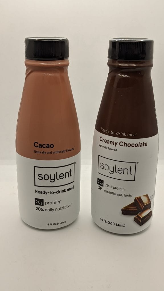 Old Soylent Cacao vs new Soylent Drink Optimized Creamy Chocolate