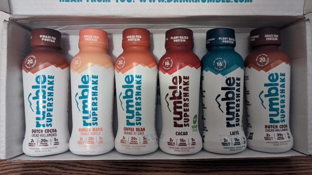 Rumble Supershakes sampler pack review