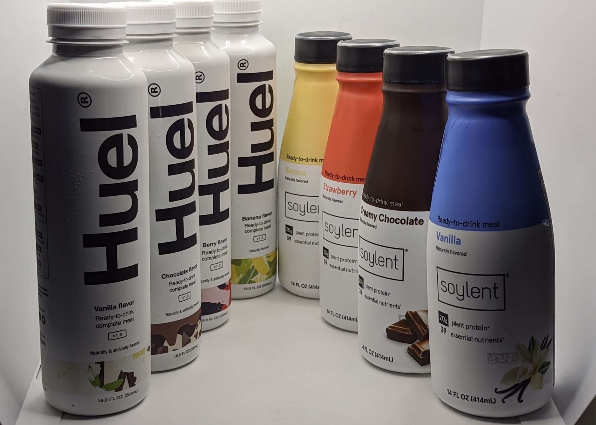 Huel Ready to drink vs Soylent Drink