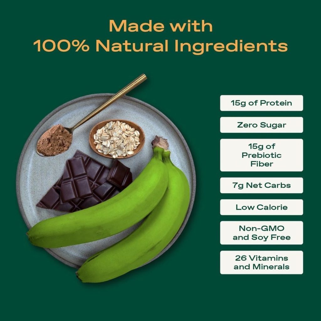 Muniq shakes nutrition highlights