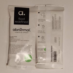 Abnormal single serving packs recyclable