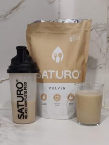 Saturo powder vanilla vegan taste