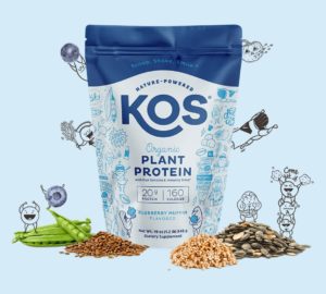 KOS Plant protein blueberry muffin review