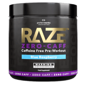 Raze Zero Caff best caffeine free pre workout in the UK