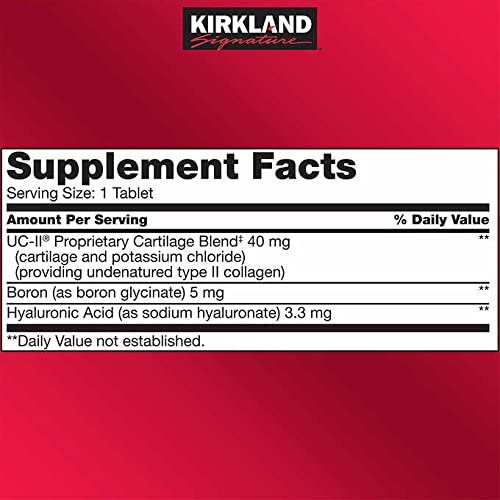 Kirkland triple action supplement facts