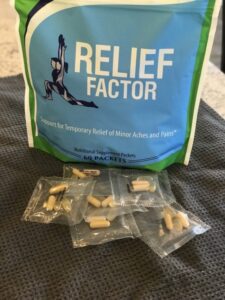 Relief factor dosage