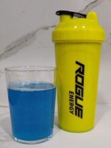 Blue Raspberry Rogue Energy drink