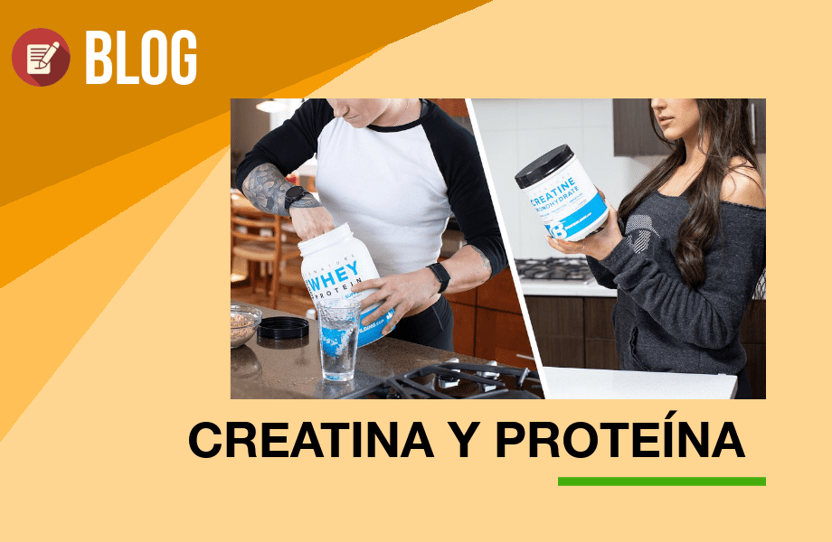 mezclar creatina y proteina
