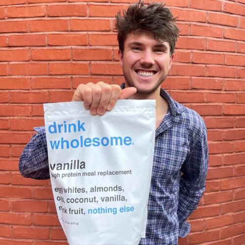 Drink Wholesome founder Jack Schrupp
