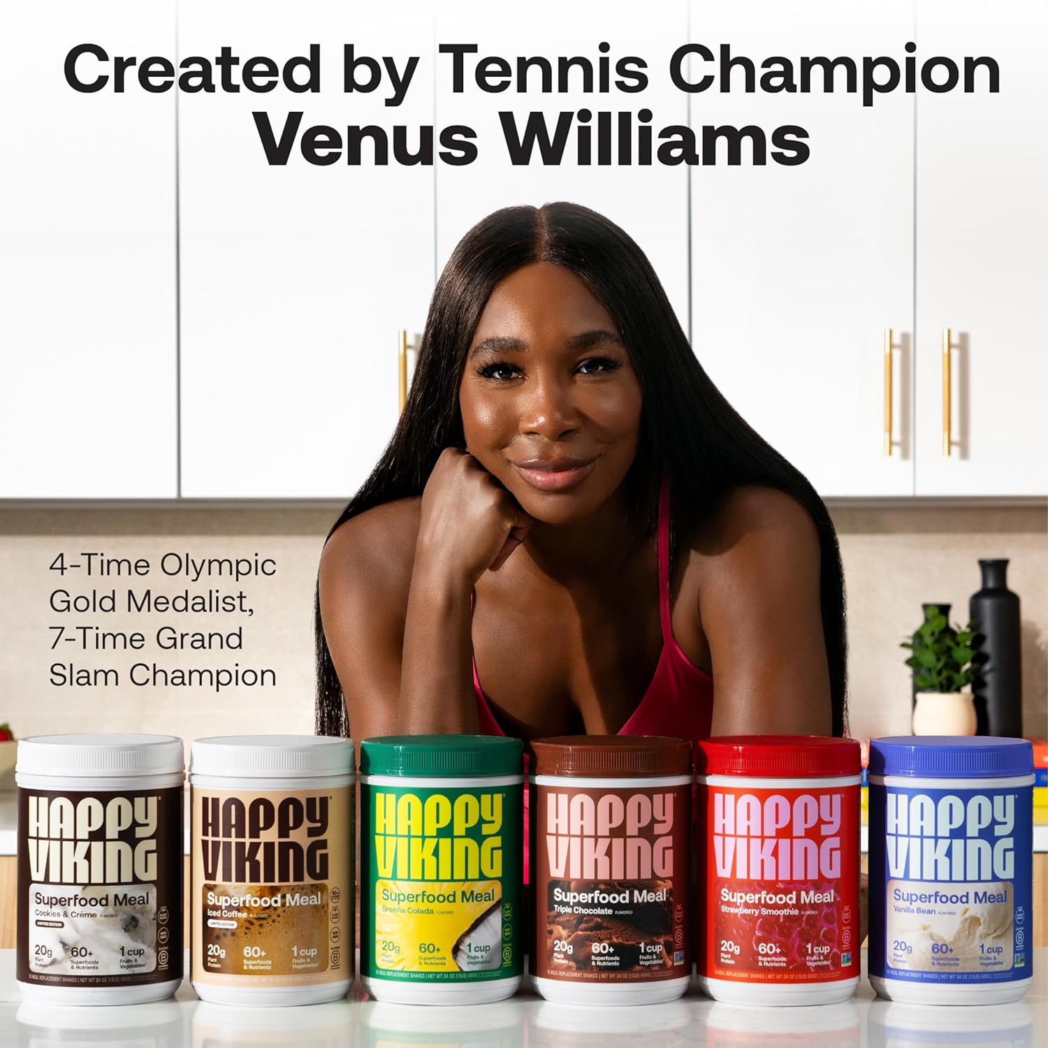 Venus Williams Happy Viking Superfood meal