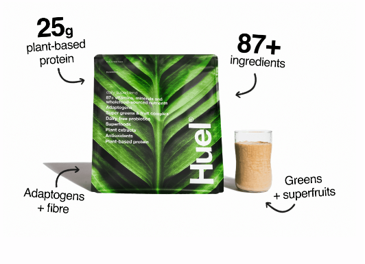 Huel Daily Superfood blend at a glance.