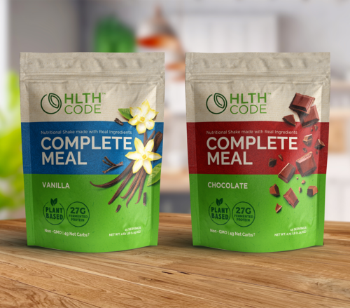 HLTH code plant based keto meal replacement shake